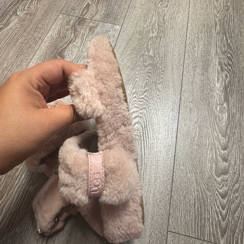 UGG Plush Shearling Slippers in pink - Picture 8 of 13